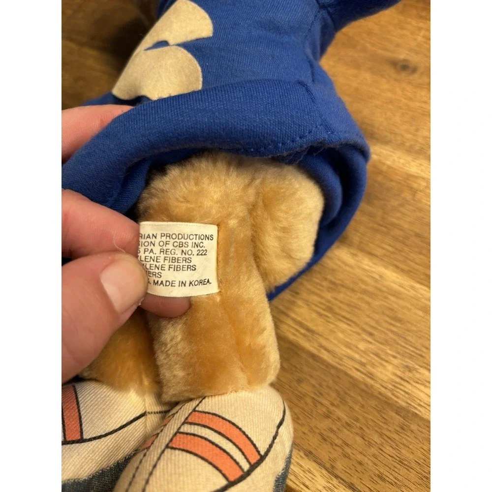 Alvin and the Chipmunks Simon Vintage 1983 Plush Stuffed CBS Toys No Glasses 12" - Picture 5 of 8